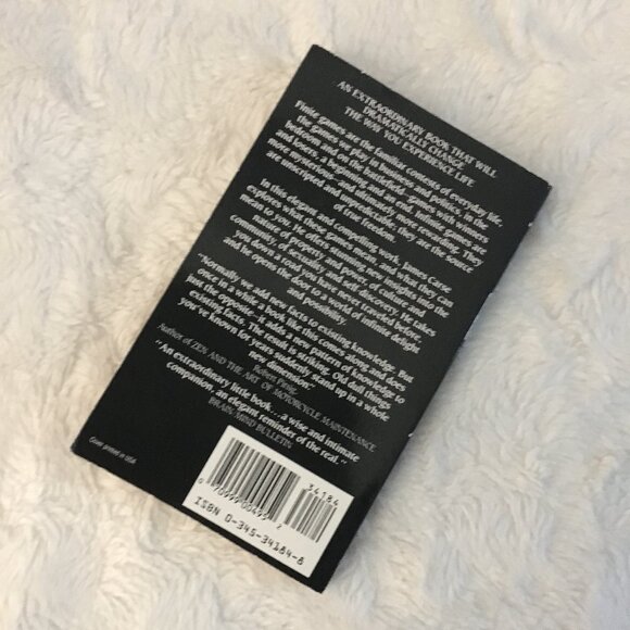 'Finite and Infinite Games' Novel By James P. Carse - Picture 2 of 6